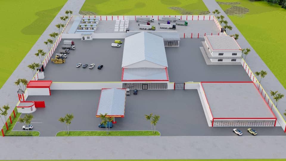 Complexe industriel 3D
